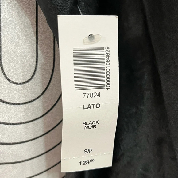 NWT Aritzia Babaton Black high neck slip dress size Small - Picture 2 of 5